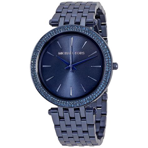 michael kors 110808 blue watch|Michael Kors darci blue.